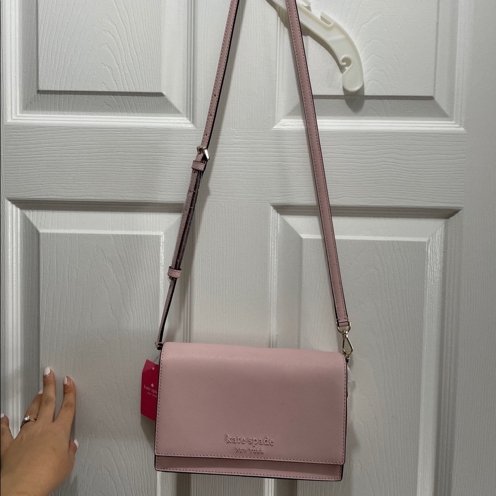 Blush pink Kate spade crossbody (brand new)